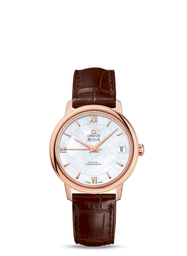 Omega De Ville Prestige Co-Axial 32.7 Red Gold / MOP